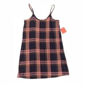 NWT Mossimo Plaid Tank Dress